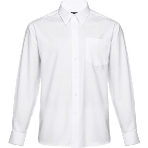 THC TOKYO WH. Herren Oxford Hemd , weiss, Baumwolle und Polyester, XXL, 81,00cm x 67,00cm (Länge x Breite)