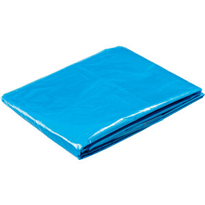 SANDRA. Regenponcho , hellblau, Kunststoff, 0,40cm (Höhe)