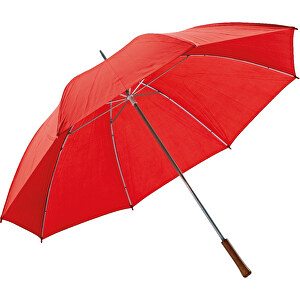 ROBERTO. Golf-Regenschirm , rot, 190T Polyester, 