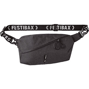 Festibax® Basic , schwarz, Polyester, 34,00cm x 7,00cm x 18,00cm (Länge x Höhe x Breite)