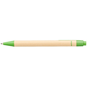 Berk Kugelschreiber Aus Recyceltem Karton Und Mais , Green Concept, grün, Recycelter Karton, Getreide Kunststoff, 14,00cm (Länge)