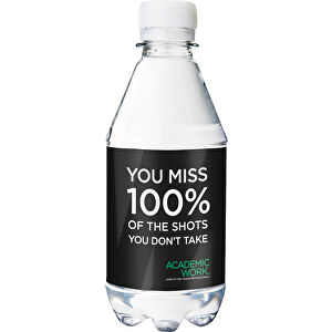 330 Ml PromoWater - Mineralwasser, Mit Kohlensäure - Eco Papier-Etikett , Kunststoff, 6,40cm x 17,20cm x 6,40cm (Länge x Höhe x Breite)