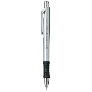 STABILO Concept Spotlight Kugelschreiber , Stabilo, silber, Kunststoff, 14,50cm x 1,40cm x 1,20cm (Länge x Höhe x Breite)