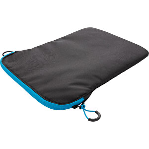 15.4' Laptop-Sleeve PVC Frei , schwarz / blau, Polyester, Polyester, 27,00cm x 38,00cm x 2,00cm (Länge x Höhe x Breite)