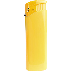 Nola 9 Elektronik Feuerzeug, Nachfüllbar , HC gelb full, Kunststoff, 8,20cm x 1,05cm x 2,42cm (Länge x Höhe x Breite)