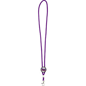 Lanyard rond avec doming coulissant