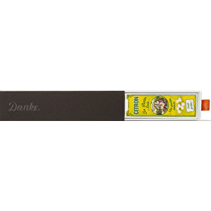 Dankebox Mini 'Les Petits Anis' , braun, Papier, Pappe, Satin, 14,20cm x 3,40cm x 3,40cm (Länge x Höhe x Breite)