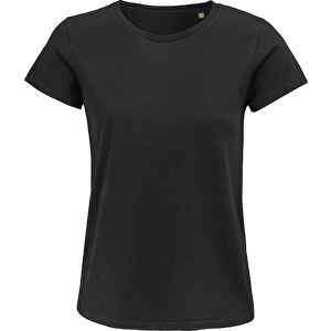 T-Shirt - Crusader Women , tiefschwarz, Organische Baumwolle, M, 63,00cm x 44,00cm (Länge x Breite)