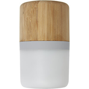 Aurea Bluetooth® Lautsprecher Aus Bambus Mit Licht , natur, 70% Bambusholz, 30% ABS Kunststoff, 10,60cm (Höhe)