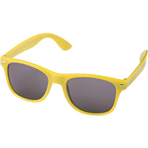 Sun Ray RPET Sonnenbrille , Green Concept, gelb, Recycelter PET Kunststoff, 14,50cm x 5,00cm x 15,00cm (Länge x Höhe x Breite)