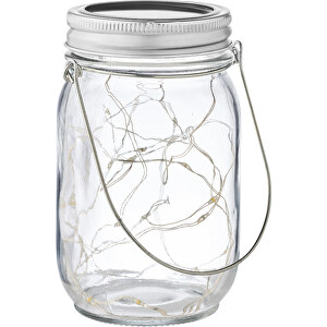 Pot Lamp , transparent, Glas, 8,00cm x 13,40cm (Länge x Breite)