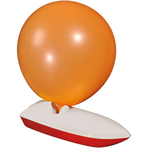 Bateau à ballons coloré