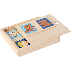 Holzpuzzle-Set Gegensätze (10) In Holzbox , , 19,80cm x 3,60cm x 17,00cm (Länge x Höhe x Breite)