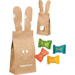 Bunny Bag Merci Together , Storck, beige, Papier, 4,00cm x 20,00cm x 7,00cm (Länge x Höhe x Breite)