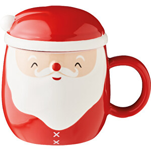 Santa , rot, Keramik, 11,50cm (Breite)