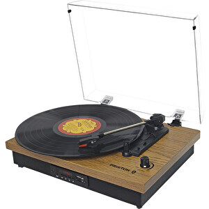 Prixton Studio Vinyl-Plattenspieler , holz, Kunststoff, 36,00cm x 27,00cm x 12,00cm (Länge x Höhe x Breite)