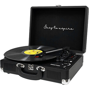 Prixton VC400 Vinyl MP3 Player , schwarz, Kunststoff, 35,00cm x 25,50cm x 13,00cm (Länge x Höhe x Breite)