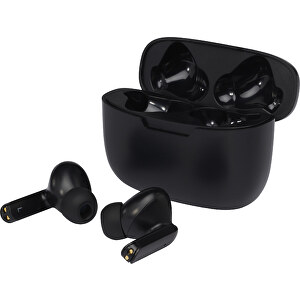 Essos 2.0 True Wireless Auto-Pair-Ohrhörer Mit Etui , schwarz, ABS Kunststoff, 6,30cm x 2,50cm x 4,80cm (Länge x Höhe x Breite)