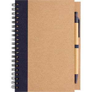 Cuaderno de espiral kraft con b ...