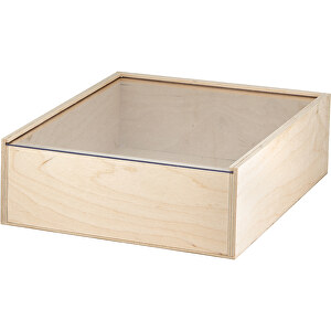 BOXIE CLEAR L. Holzschachtel L , naturhell, Holz, Acryl, 