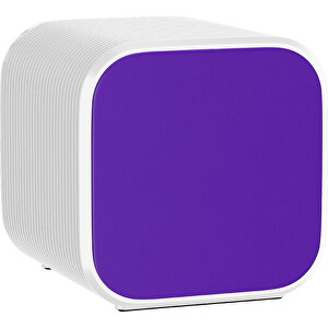 Bluetooth-Lautsprecher Double-Sound , violet / weiß, ABS Kunststoff, 6,00cm x 6,00cm x 6,00cm (Länge x Höhe x Breite)