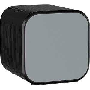 Bluetooth-Lautsprecher Double-Sound , silber / schwarz, ABS Kunststoff, 6,00cm x 6,00cm x 6,00cm (Länge x Höhe x Breite)