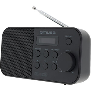 M-109 DB | Muse Portable Radio FM/DAB+ , grau, MIX, 5,30cm x 9,00cm x 18,00cm (Länge x Höhe x Breite)
