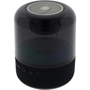 SP101 | Moyoo Smokey Dome Speaker , schwarz, Metall & Plastik, 12,00cm x 15,00cm x 12,00cm (Länge x Höhe x Breite)
