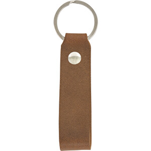 Schlüsselanhänger , braun, Vintage Rindleder, 10,50cm x 2,50cm (Länge x Breite)