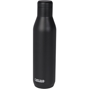 CamelBak® Horizon Vakuumisolierte Wasser-/Weinflasche, 750 Ml , schwarz, Edelstahl, 29,40cm x 7,30cm (Länge x Breite)