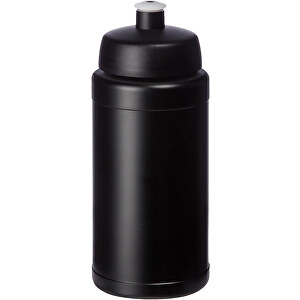 Baseline Plus Renew 500 Ml Sportflasche , schwarz, Zuckerrohr Biokunststoff, 90% PP Kunststoff, 10% TPE Kunststoff, 18,30cm (Höhe)