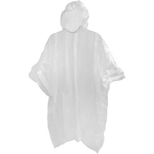 Regenponcho 'Rainy' , transparent, Kunststoff, 130,00cm x 100,00cm (Länge x Breite)