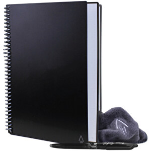 Rocketbook® Fusion Executive A5 Siebdruck , BiC, schwarz, 22,40cm x 15,20cm (Länge x Breite)