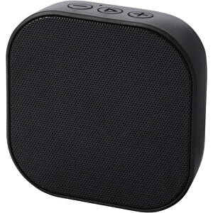 Stark 2.0 3 W Mini-Bluetooth®-Lautsprecher Aus Recyceltem RCS Kunststoff , schwarz, Recycelter ABS Kunststoff, 9,20cm x 3,40cm x 9,20cm (Länge x Höhe x Breite)