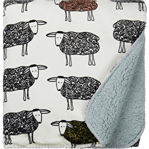 Sheep RPET-Sherpa-Decke , weiß, Polyester, 170,00cm x 0,40cm (Länge x Höhe)