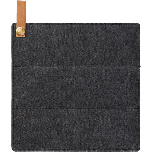 VINGA Asado-Topflappen , schwarz, Canvas, 21,50cm x 0,50cm (Länge x Höhe)