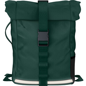 Rolltop Rucksack Comfort , dunkelgrün, Sublimation-fabric 200g - Polyester (PU), 29,50cm x 13,00cm x 33,00cm (Länge x Höhe x Breite)