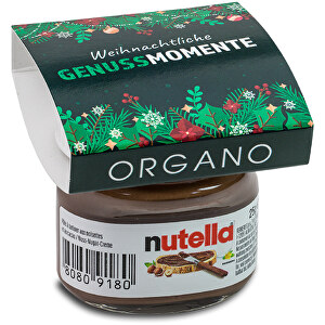 Nutella Mini-Genuss - Weihnachten - Mit Digitaldruck , Papier, Glas, Kunststoff, 5,00cm x 5,00cm x 5,00cm (Länge x Höhe x Breite)