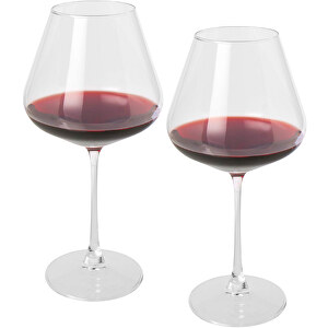 Rosso 2-tlg. Weinglas Set , transparent, Glas, 23,50cm x 8,50cm (Länge x Breite)