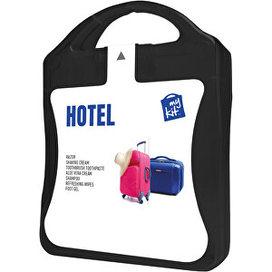 MyKit Hotel , schwarz, PP Kunststoff, 10,00cm x 13,40cm x 3,00cm (Länge x Höhe x Breite)