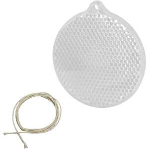 Sicherheits-Reflektor 'Kreis' , glasklar, PS, 0,60cm (Höhe)