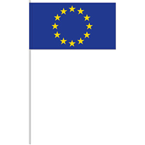 Dekofahne 'Europa' , Offsetpapier 80g/qm, 12,00cm x 40,00cm x 24,00cm (Länge x Höhe x Breite)