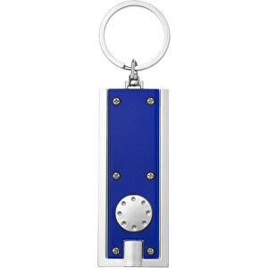 Castor Schlüssellicht , blau / silber, ABS Kunststoff, 6,00cm x 0,50cm x 2,50cm (Länge x Höhe x Breite)