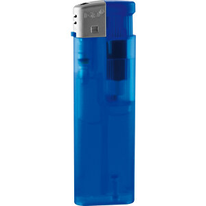 GO Frosty Piezo Feuerzeug , blau, Kunststoff, 8,10cm x 1,00cm x 2,40cm (Länge x Höhe x Breite)