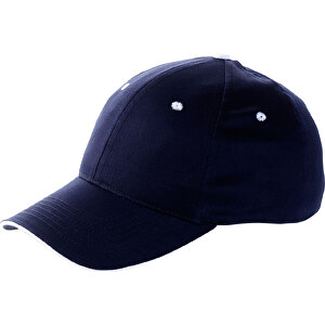Baseball-Cap Chicago , blau, PVC, Baumwolle Twill 23 x 23, 