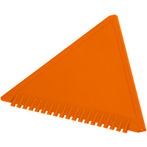 Eiskratzer 'Lambda' , orange, PS, 11,40cm x 0,30cm x 10,10cm (Länge x Höhe x Breite)