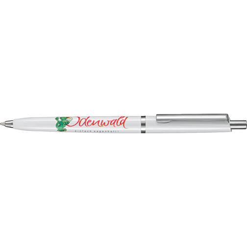 Kugelschreiber CLASSIC , Ritter-Pen, weiss, ABS-Kunststoff, 13,40cm (Länge), Bild 3