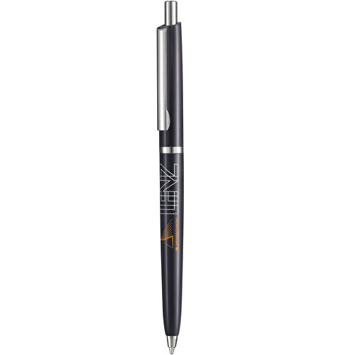 Kugelschreiber CLASSIC , Ritter-Pen, schwarz, ABS-Kunststoff, 13,40cm (Länge), Bild 1