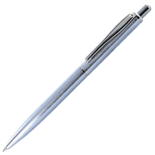 Kugelschreiber SHINE , Ritter-Pen, chrom, Metall, 13,70cm (Länge), Bild 2