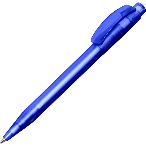 Indus Kugelschreiber - Biologisch Abbaubar , Green&Good, blau, biologisch abbaubares Plastik, 14,00cm x 1,00cm x 1,00cm (Länge x Höhe x Breite), Bild 2